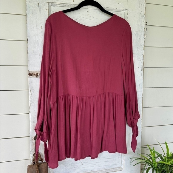 THE NINES, BY HATCH, NWT, MATERNITY TOP. IN DUSTY ROSE. SIZE M - Picture 7 of 9